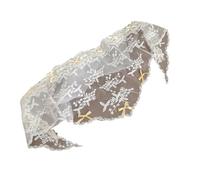 Fascia in pizzo a tema retrò per feste e uso quotidiano country estetica balletto nucleo testa sciarpa accessori pizzo headwrap, 100%
