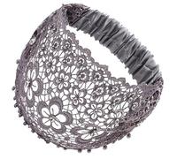 Fascia in pizzo da donna, fascia in pizzo | ampia fascia in pizzo floreale, elegante fazzoletto bohemien, turbante per capelli per donne e ragazze.