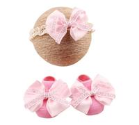 Fascia in pizzo per bambini con calzini antiscivolo alla moda copricapo per bambini con calzini antiscivolo per neonati fino a 12 mesi