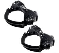 Fascia in plastica ABS per casco da saldatura, robusta | Vestibilità regolabile, antiscivolo, riduce i punti di pressione, ideale per lunghe giornate lavorative, set da 2