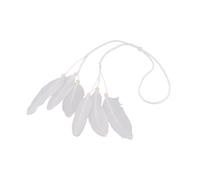 Fascia indiana con piume, fascia con piume indiane, bohémien, hippie, da donna, fascia con piume, copricapo indiano, hippie, fascia per capelli bohémien, accessori per costumi di carnevale