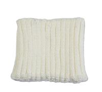 Fascia invernale a maglia, larga, calda e morbida, elastica, per adulti, da uomo, da donna, per interni ed esterni, 17 x 11,5 cm