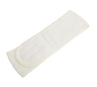 Fascia larga autoadesiva per capelli da donna, asciugamano per yoga, spa, bagno, doccia, trucco, lavaggio viso, cosmetici, fascia per capelli per salone di bellezza, accessori per il trucco (beige)