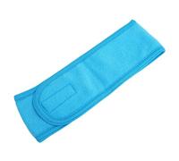 Fascia larga autoadesiva per capelli da donna, asciugamano per yoga, spa, bagno, doccia, trucco, lavaggio viso, cosmetico, fascia per capelli per salone di bellezza, accessori per il trucco (blu)