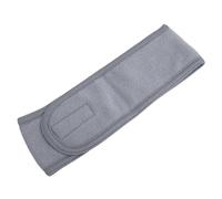 Fascia larga autoadesiva per capelli da donna, asciugamano per yoga, spa, bagno, doccia, trucco, lavaggio viso, cosmetici, fascia per capelli per salone di bellezza, accessori per il trucco (grigio)