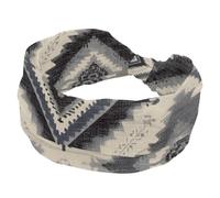 Fascia larga per capelli, alla moda, da donna, annodata, per yoga, allenamento, stile retrò, orientale, etnico, morbido, elastico, accessori per capelli