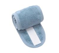 Fascia larga regolabile per capelli, per yoga, bagno, doccia, trucco, lavaggio viso, lavaggio viso, accessori in spugna morbida cuffia da doccia (turchese)