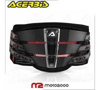 FASCIA LOMBARE PROTEZIONE ELASTICA NERA MOTO ACERBIS PROFILE EVO 2.0 BELT
