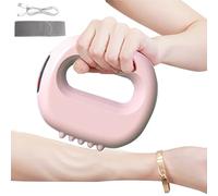 Fascia Massage Tool, Electric Back Massager with Belt, Fitness Recovery Equipment, Wellness Relaxation Device, Muscle Massager for Stomach Neck Legs Beauty Routine, 6.18x5.16x1.69 inches