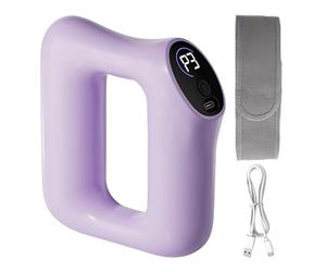 Fascia Massage Tool, Electric Fitness Massager, Handheld Cellulite Machine, 30w Type-C Workout Device USB Rechargeable for Waist Arm Back Home Gym Spa Travel Pregnancy, 14x13.5cm