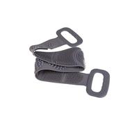 Fascia Massaggiante per Schiena e Collo con Maniglie - Spazzola Massaggiante Ideale per Combattere il Mal di Schiena, 80x12cm, Grigio