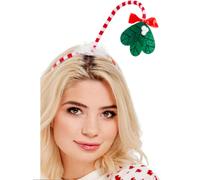 Fascia Mistletoe Kisses Donna Natale Costume Accessorio Xmas