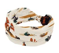 Fascia morbida e larga, per donne e ragazze, fascia elastica annodata per cowboy, paesaggi rurali selvaggi occidentali, montagna, moda, sport, per yoga, allenamento, palestra, corsa