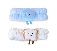 Fascia morbida per capelli da spa, per lavare il viso, la doccia, lo yoga e lo sport, accessorio kawaii per la cura della pelle, bellezza e feste in auto