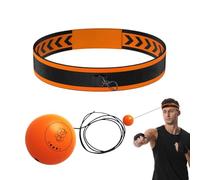 Fascia multifunzione con palla da boxe per riflessi e occhi | Principianti Reflex Ball Trainer Gear per Adulti Professionisti Dilettanti Amanti Famiglie Amici Piacevole Ac