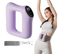 Fascia multifunzione per tutto il corpo, brucia grassi e modella, massaggiatore elettrico ergonomico per fascia, vibrazione ad alta frequenza, modalità di massaggio regolabili (viola)