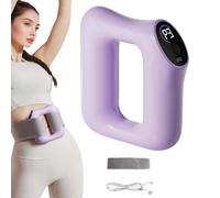 Fascia multifunzione per tutto il corpo, brucia grassi e modella, massaggiatore elettrico ergonomico per fascia, vibrazione ad alta frequenza, modalità di massaggio regolabili (viola)