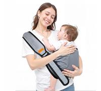 Fascia Neonato,Fascia Porta Bebe leggero e traspirante,Fascia per marsupio design ergonomico,Marsupio Neonato regolabili,adatto a neonati e bambini piccoli da 3 a 36 mesi,portata fino a 20 kg (nero)