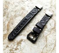 Fascia Nera E Grigia Embossed Per Garmin Descent X50i, Mk2S E Mk3i 43Mm -A20B18