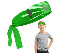 Fascia Ninja Karate, Classica Fascia Per Capelli Per Bambini Da Karate, Regolabile Riutilizzabile F-ascia per il Sudore dei Cartoni Animati per lo Stile Della Cravatta da Allenamento Giochi di Ruolo d