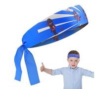 Fascia Ninja Karate, Classica Fascia Per Capelli Per Bambini Da Karate, Regolabile Riutilizzabile F-ascia per il Sudore dei Cartoni Animati per lo Stile Della Cravatta da Allenamento Giochi di Ruolo d