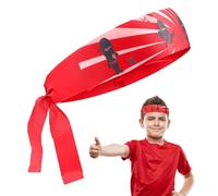 Fascia Ninja Karate, Classica Fascia Per Capelli Per Bambini Da Karate, Regolabile Riutilizzabile F-ascia per il Sudore dei Cartoni Animati per lo Stile Della Cravatta da Allenamento Giochi di Ruolo d