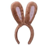 Fascia orecchie coniglio Cerchietto Regolabile in Morbido Peluche Soffice | Copricapo Cosplay Costume Caccia Alle Uova Di Pasqua Festa Di Compleanno Costume Travestimento Photo Boot