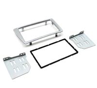 Fascia Pannello Surround Silver Double Din Per HONDA Civic EP2 EP3 2001-2006