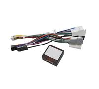 Fascia Per Auto 2Din Da 9 Pollici Adatta Per Renault Kangoo 2015-2018, Telaio Stereo Doppio Din Per DVD, Pannello Di Installazione Del Cruscotto Auto Navigation Panel Frame(Vehicle cables)
