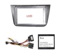 Fascia per autoradio QSZN da 9 Pollici Pannello per autoradio per Seat Altea XL Toledo 3 2004-2015 Adattatore per Piastra Telaio Stereo Pannello di Navigazione con Canbus Pannello per autoradio