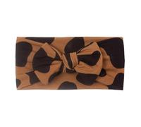 Fascia per bambini con per capelli larghi portatili in fibbia con motivo leopardo, fascia per ragazze e | Fascia morbida ed elastica con motivo animale, coperchio della testa del bambino p