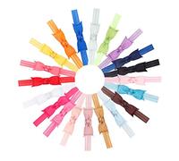 Fascia Per Capelli 20 pezzi/accessori for capelli Fai da te Bande di capelli elastici for nastro for ragazze Headwear 20 colori Fascia Per Capelli Donna(8)