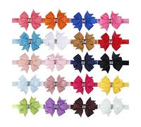 Fascia Per Capelli 20 pezzi/accessori for capelli Fai da te Bande di capelli elastici for nastro for ragazze Headwear 20 colori Fascia Per Capelli Donna(10)