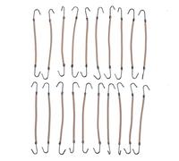 Fascia Per Capelli 20pcs clip elastici ganci di cavallo ganci fascia elasticizzare capelli treccia fitti/ricci utensili for lo styling capelli artiglio for capelli clip for capelli Fascia Per Capell