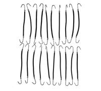 Fascia Per Capelli 20pcs clip elastici ganci di cavallo ganci fascia elasticizzare capelli treccia fitti/ricci utensili for lo styling capelli artiglio for capelli clip for capelli Fascia Per Capell