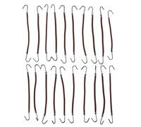 Fascia Per Capelli 20pcs / lot Capel Bands con clip elastici Clips di cavallo Ganci Fascia elastica Braccia Capelli Treccia Spessa/Ricci Strumenti for lo styling for capelli Fascia Per Capelli Donna