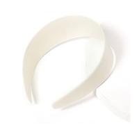 Fascia Per Capelli 5pcs Black Plastic Fabband Base Piatti Piatti Bandetti for capelli Ambito Allestimento Testa Band Hoop for Fai da te Gioielli for accessori for accessori Fascia Per Capelli Donna(Wh
