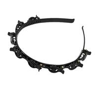 Fascia Per Capelli A Doppio Strato, Fascia Sottile Con Clip, Elegante Strumento Per Capelli A Treccia A Doppio Strato Per Donne E Ragazze Per La Festa Della Mamma, Fasce Per Capelli Per Ragazze