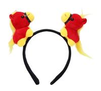 Fascia per capelli a forma di cavallo in peluche, per feste e uso quotidiano, per l'anno delle mascotte per il nuovo giorno della fascia in peluche per feste