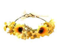 Fascia per capelli a forma di fiore pastorale per viaggiare e fotografare primavera ragazza etnica fascia per capelli matrimonio festa sposa