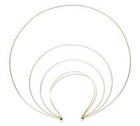 Fascia per capelli a quattro strati per donne vintage madre dio fascia per capelli formale evento festa Hairhoop nuziale doccia copricapo