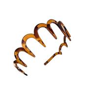Fascia per capelli a zigzag 1 fascia for capelli a zig-zag, fascia for capelli dentata, fascia sportiva antiscivolo, for lavare il viso per sport(Grey)