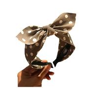 Fascia Per Capelli Abbastanza Trend Trend Wide Banco Bow Brow Knot Cross Dolce Stile Coreano Polka Dot Hairband Cute Hair Hoop Headwear Fascia Per Capelli Donna(E)