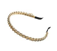 Fascia Per Capelli Acrilico materiale metallico fascia colorata seriale seriale for capelli in lega testa di cornice capelli cerchio accessori for capelli 14 colori Fascia Per Capelli Donna(M-1CM)