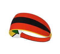 Fascia per capelli alla moda con bandiera dello Zimbabwe per lo sport, comoda e versatile per l'estate, ciclismo, yoga, ecc