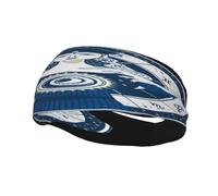 Fascia per capelli anti-sudore con simboli astrologici, sole e luna, per dire la fortuna alle donne, foulard sportivo alla moda, fascia per capelli traspirante, fasce per capelli anti-sudore per attre