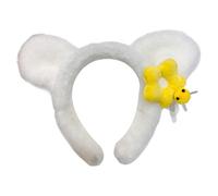 Fascia per capelli antiscivolo con orecchie di orso, graziosa fascia per capelli alla moda per donne e ragazze, fascia per capelli per yoga e lavaggio del viso, per lo styling quotidiano alla moda per