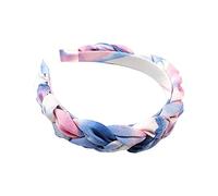 Fascia Per Capelli Bohemian Women Hair Hoop Color Color Color Tie-Dye Fascia intrecciata Party Bandana Fascia Per Capelli Donna(PK)