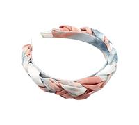 Fascia Per Capelli Bohemian Women Hair Hoop Color Color Color Tie-Dye Fascia intrecciata Party Bandana Fascia Per Capelli Donna(A)
