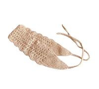 Fascia per capelli bohémien, per donne e ragazze, sciarpa per capelli, fascia regolabile, copricapo, accessorio per capelli, per viaggi, vita quotidiana, feste, colore beige